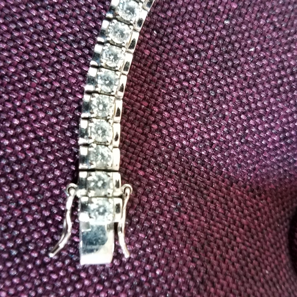 Sterling Diamonique Tennis Bracelet